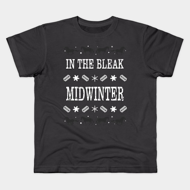 In the Bleak Midwinter (Peaky Blinders Christmas Shirt) Kids T-Shirt by snitts